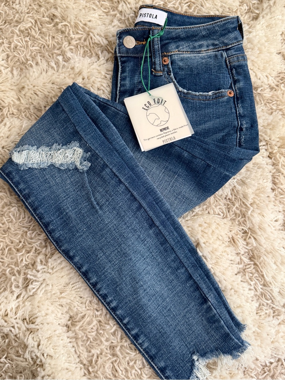 NWT Pistola Audrey Mid Rise Skinny Jeans ~ Size 24 Retail $148 - Picture 3 of 9